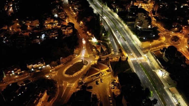 Osvetljenje Haife, trećeg najvećeg grada u Izraelu
