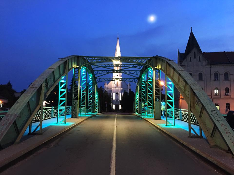 Dekorativno osvetljenje Malog mosta u Zrenjaninu
